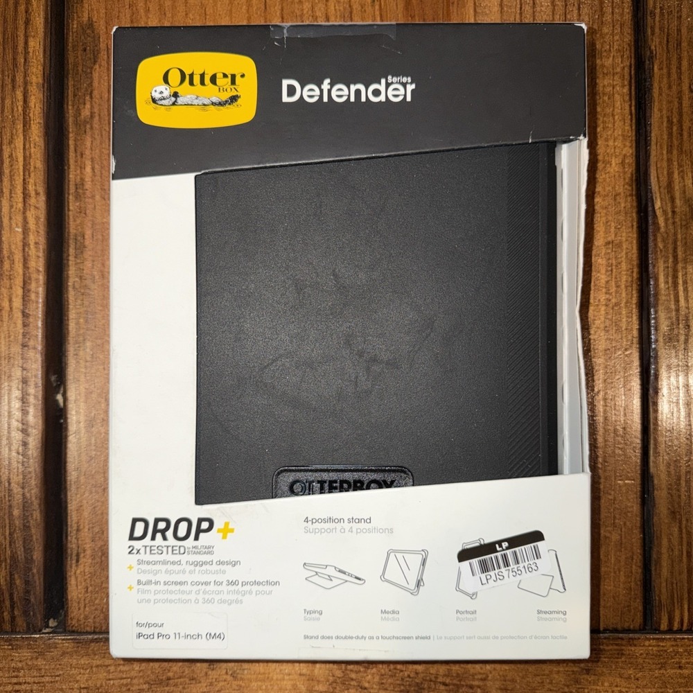 OtterBox Defender Case for Apple iPad Pro 11-inch (M4 M5) - Black NEW OPEN‎ !!!
